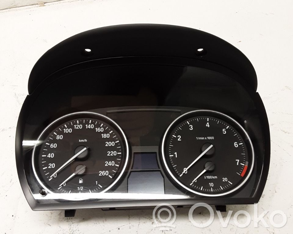 BMW 3 E90 E91 Spidometrs (instrumentu panelī) 