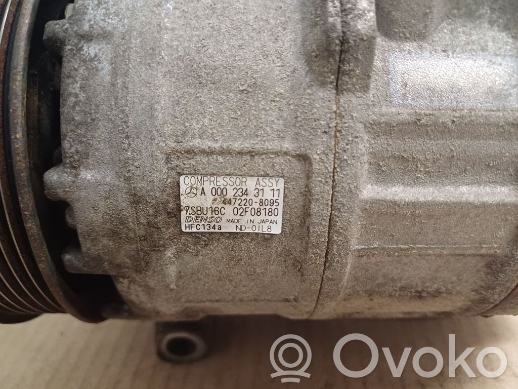Kompresor / Sprężarka klimatyzacji A/C   A0002306811,0002343111