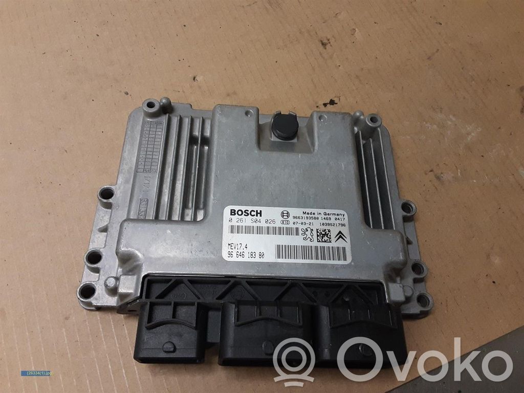 Peugeot 207 Injection control unit/module 