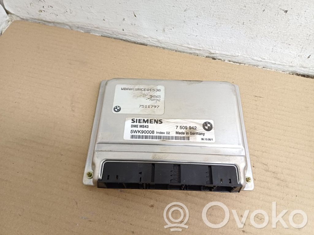 BMW 3 E46 Injection control unit/module 