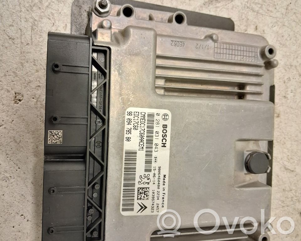 Peugeot Partner Injection control unit/module 