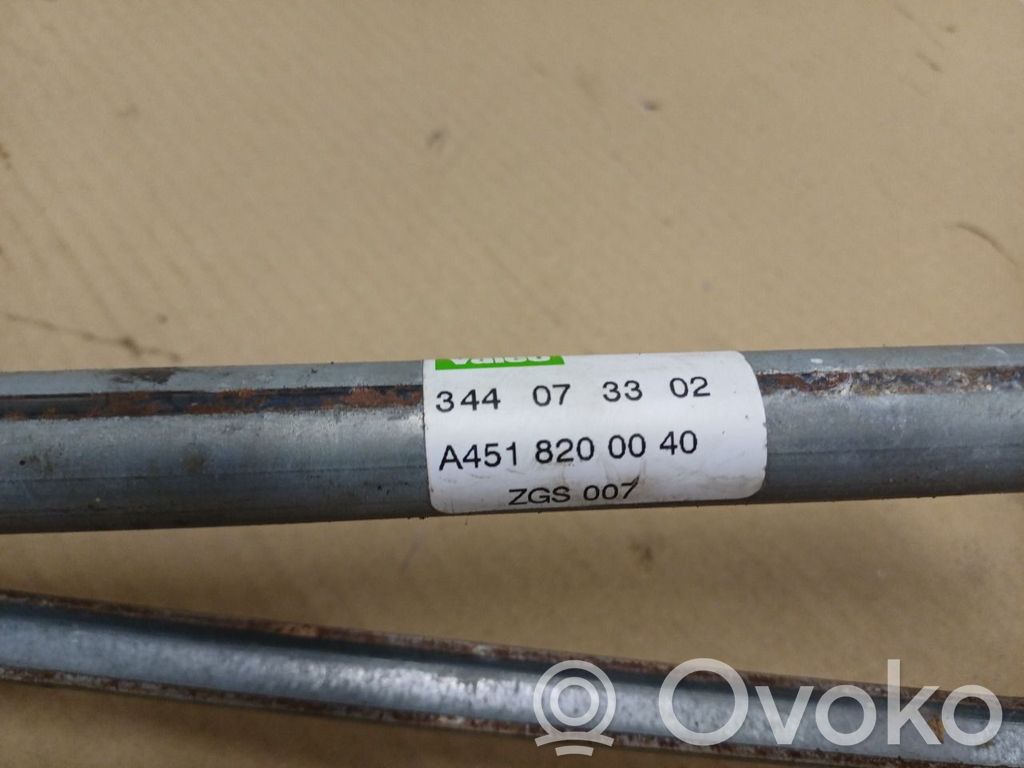 Mechanizm wycieraczek szyby przedniej / czołowej   A4518200040,344073302,A4518240001