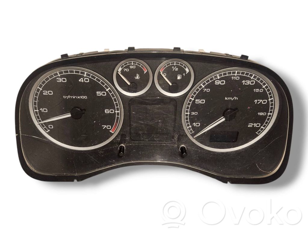 Peugeot 307 Spidometrs (instrumentu panelī) 