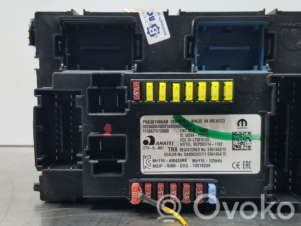 BSM Control unit   68381686AB,P68381686AB