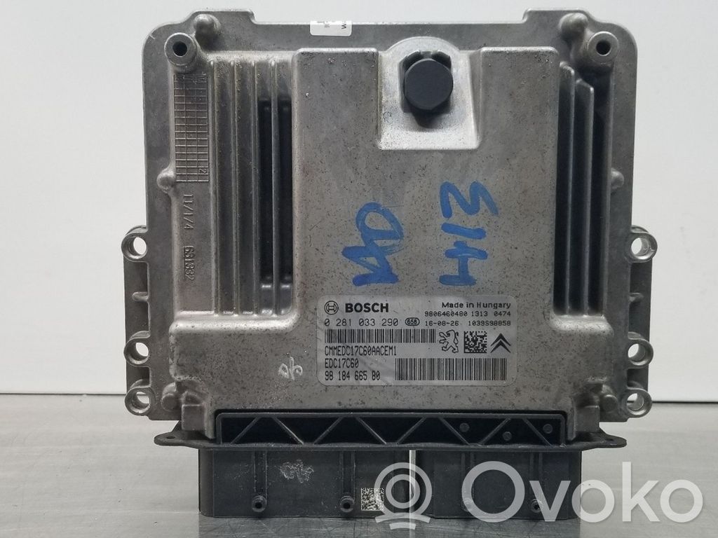 Peugeot 3008 II Engine control unit/module 
