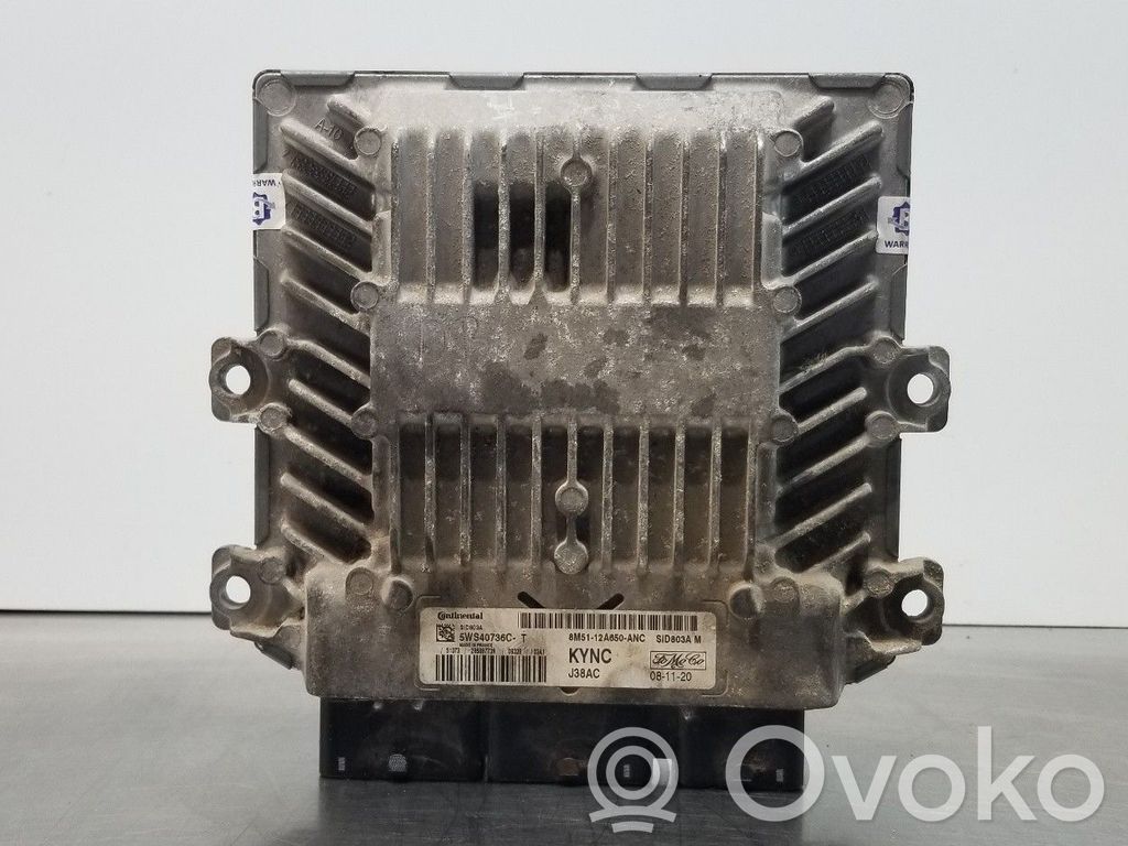 Engine control unit/module   8M5112A650ANC,5WS40736C