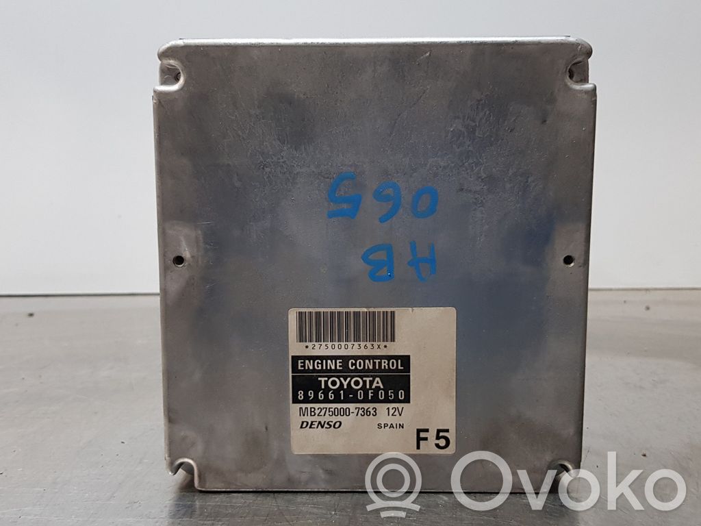 Toyota Corolla Verso E121 Engine control unit/module 