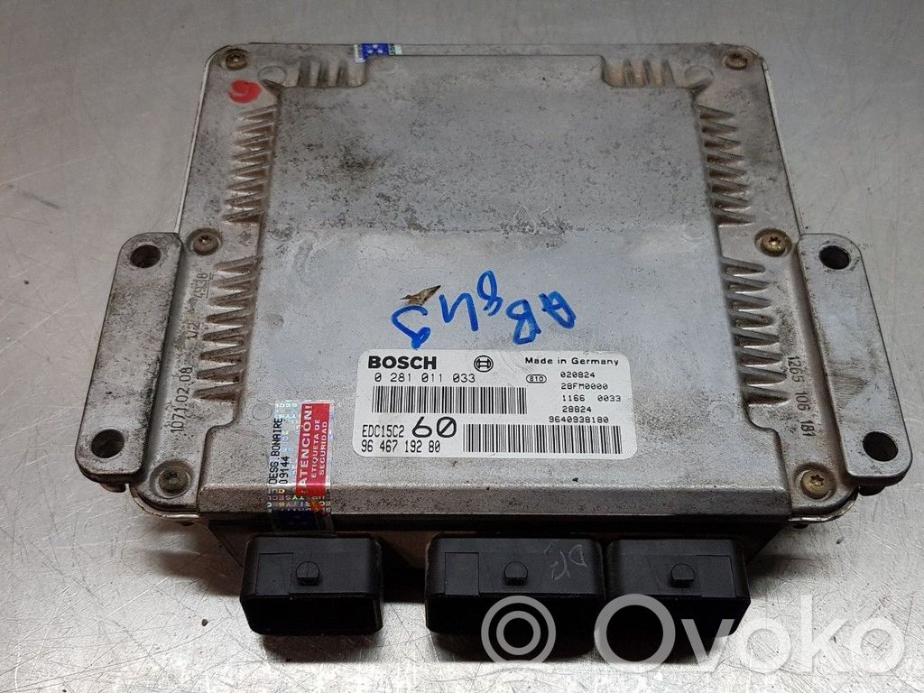 Engine control unit/module   9646719280