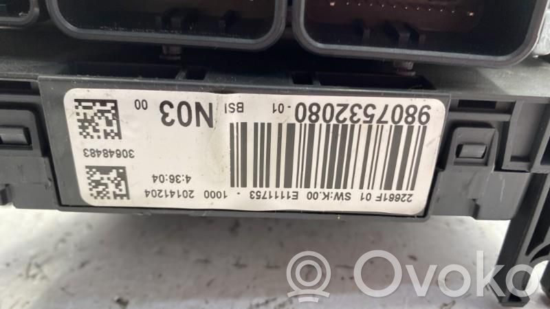 Peugeot 2008 I Engine ECU kit and lock set 