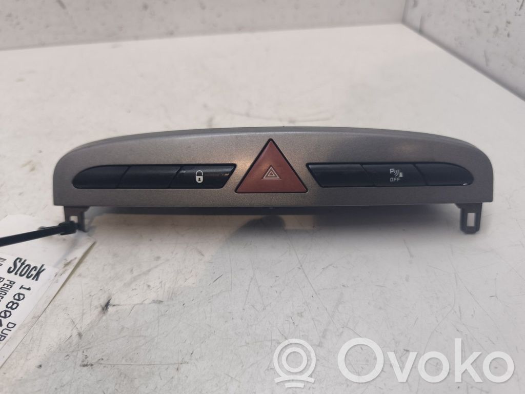 Peugeot 308 Botón interruptor de luz de peligro 