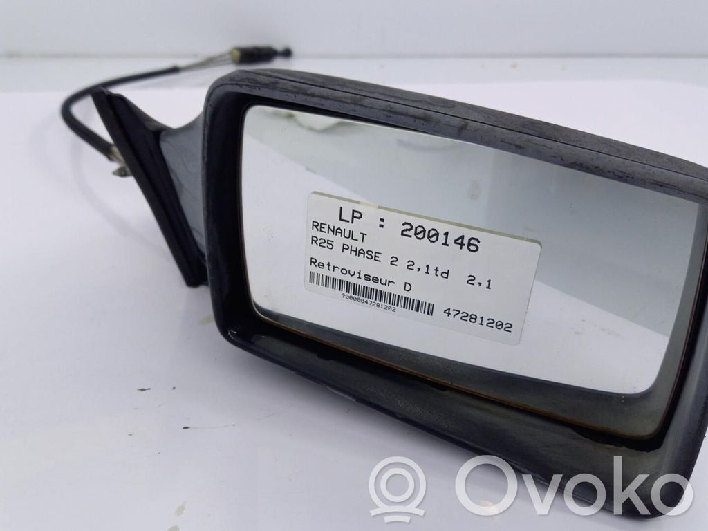 Renault 25 Espejo lateral manual 