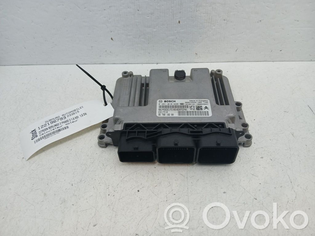 Citroen Berlingo Engine control unit/module 