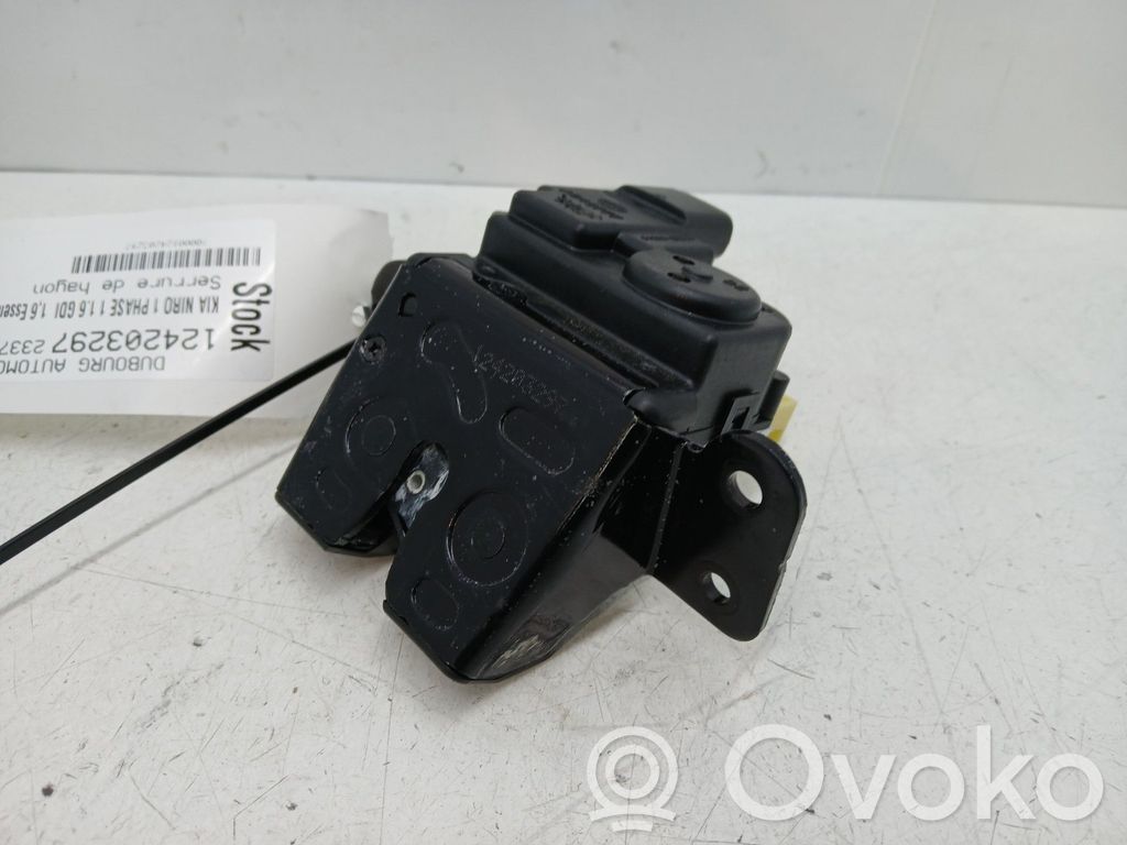 KIA Niro Blocco/chiusura/serratura del portellone posteriore/bagagliaio 