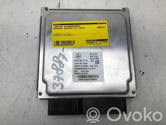 Mercedes-Benz Sprinter W907 W910 Engine control unit/module 
