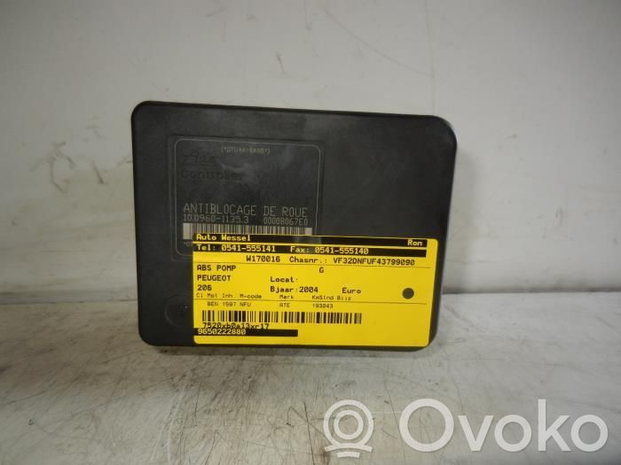 Peugeot 206 CC Bomba de ABS 