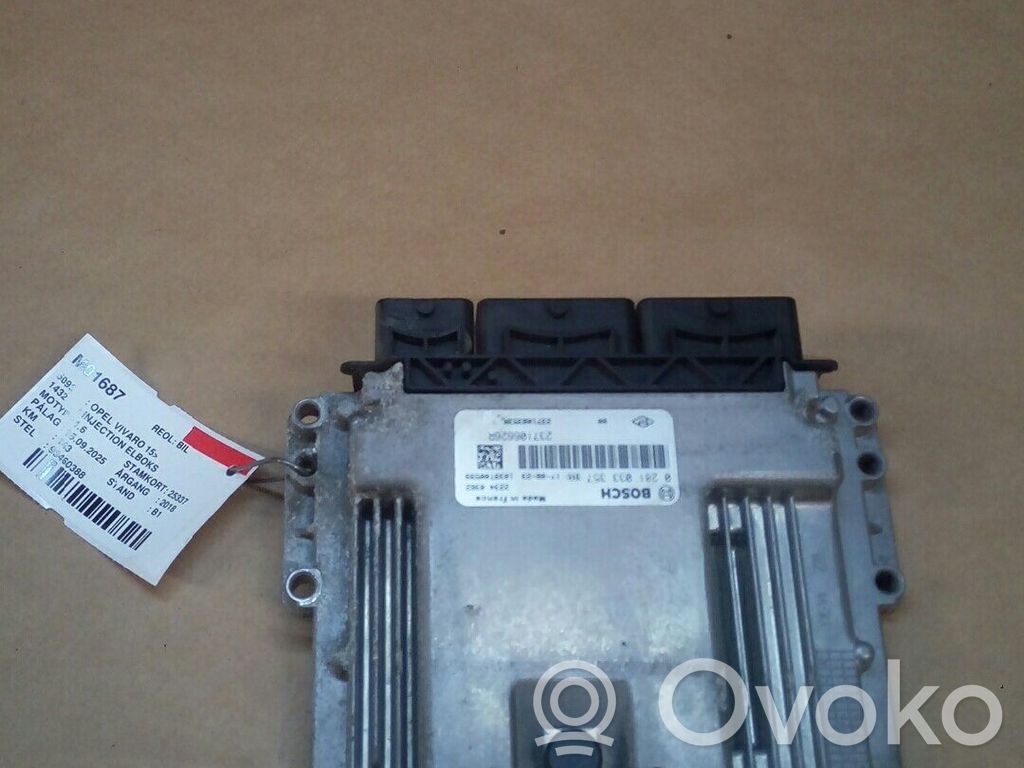 Opel Vivaro Engine control unit/module 