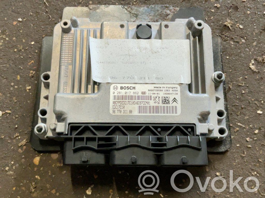 Citroen C4 II Unidad de control/módulo del motor 