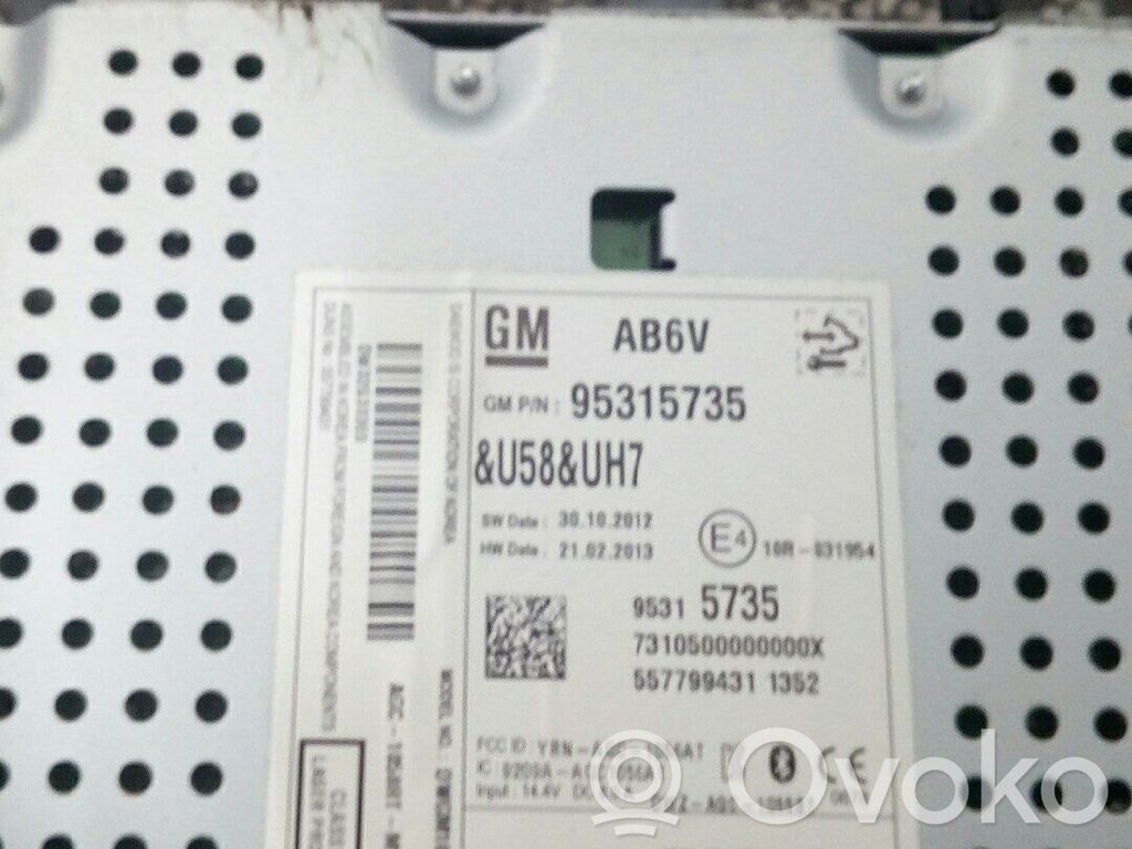 Chevrolet Aveo GPS navigation control unit/module 
