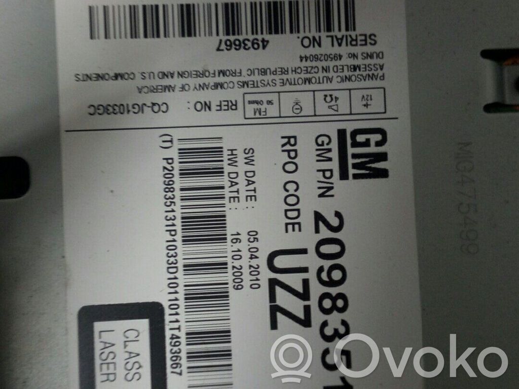 GPS navigation control unit/module   20983512,22776285
