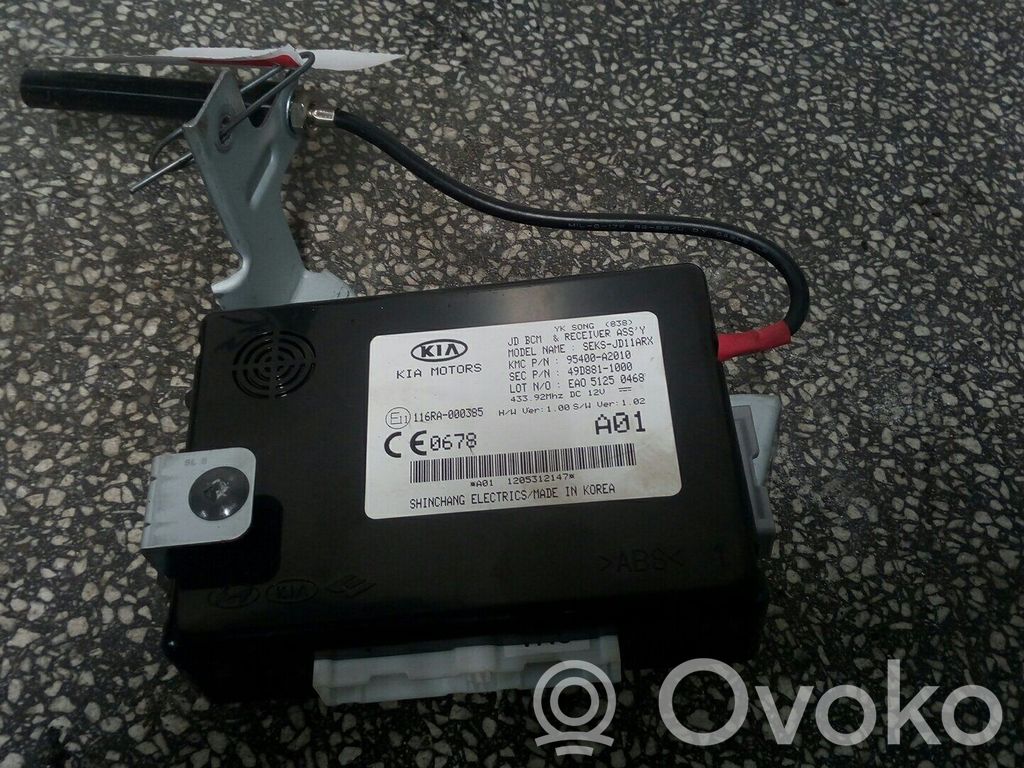 KIA Ceed Módulo de confort/conveniencia 