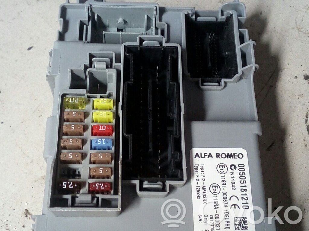 Módulo de fusible   50518121,00505181210