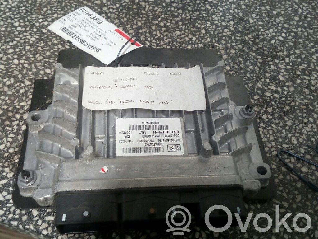 Citroen C4 I Engine control unit/module 