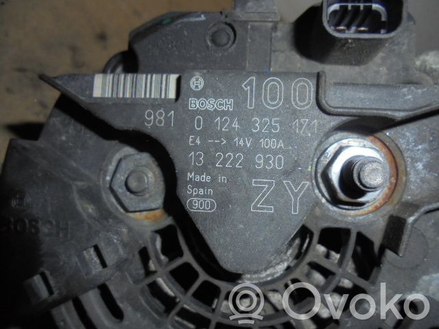 Opel Corsa D Генератор 