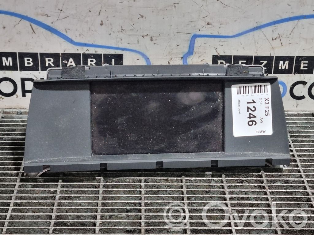 BMW X3 F25 Monitor / wyświetlacz / ekran 