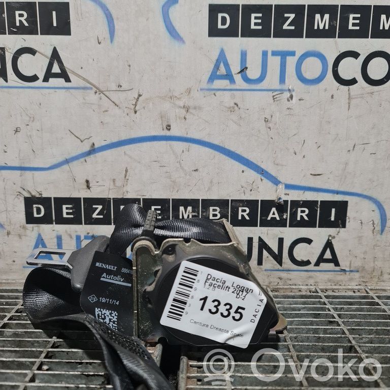 Dacia Logan II Cinturón trasero 