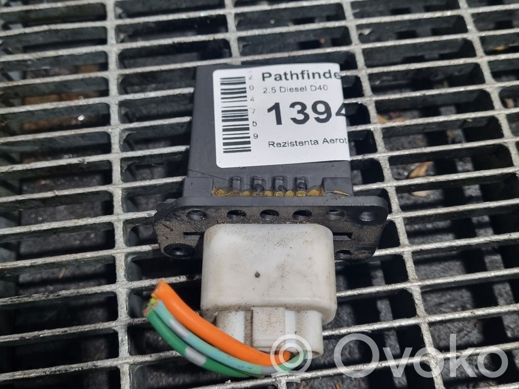 Nissan Pathfinder R51 Heater blower motor/fan resistor 