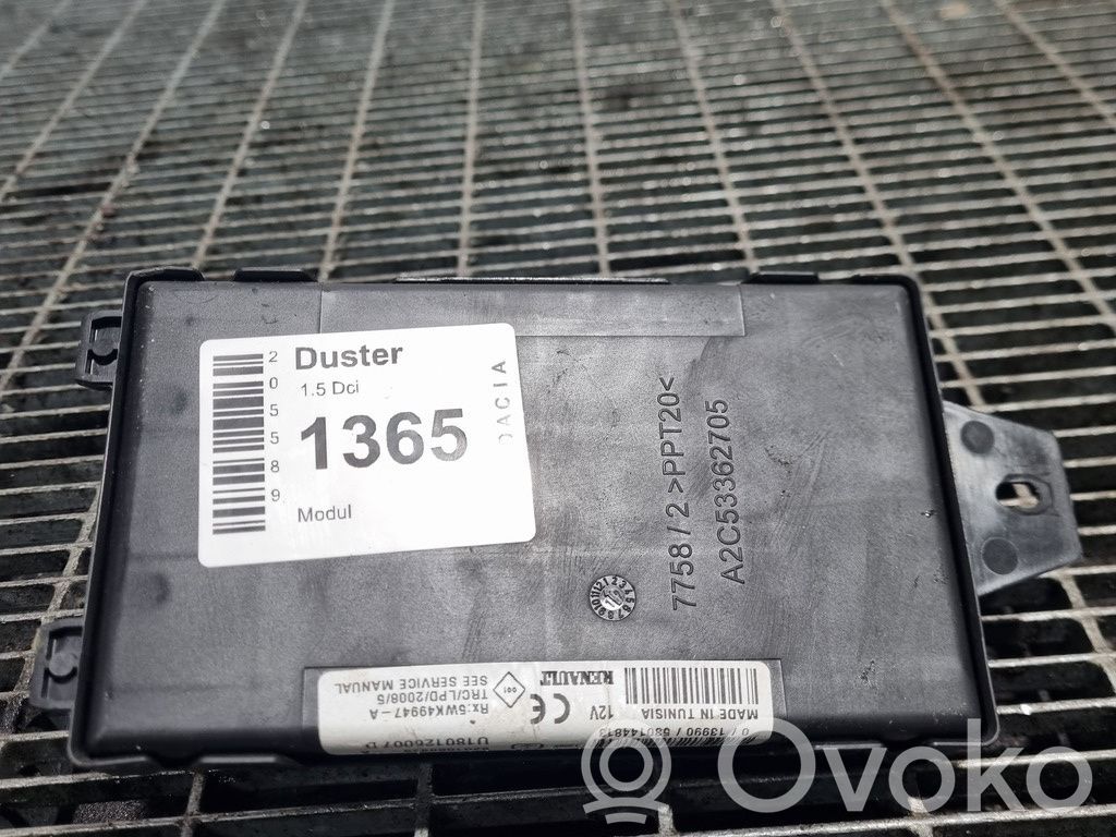 Dacia Duster Other control units/modules 