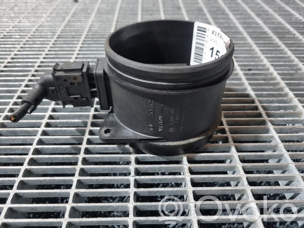 BMW X3 E83 Mass air flow meter 