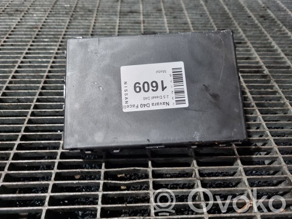 Nissan Navara D40 Muut ohjainlaitteet/moduulit