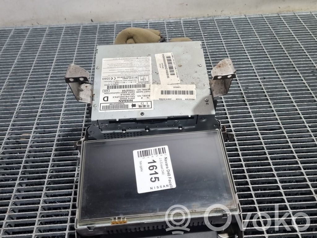 Nissan Navara D40 Unité de navigation Lecteur CD / DVD