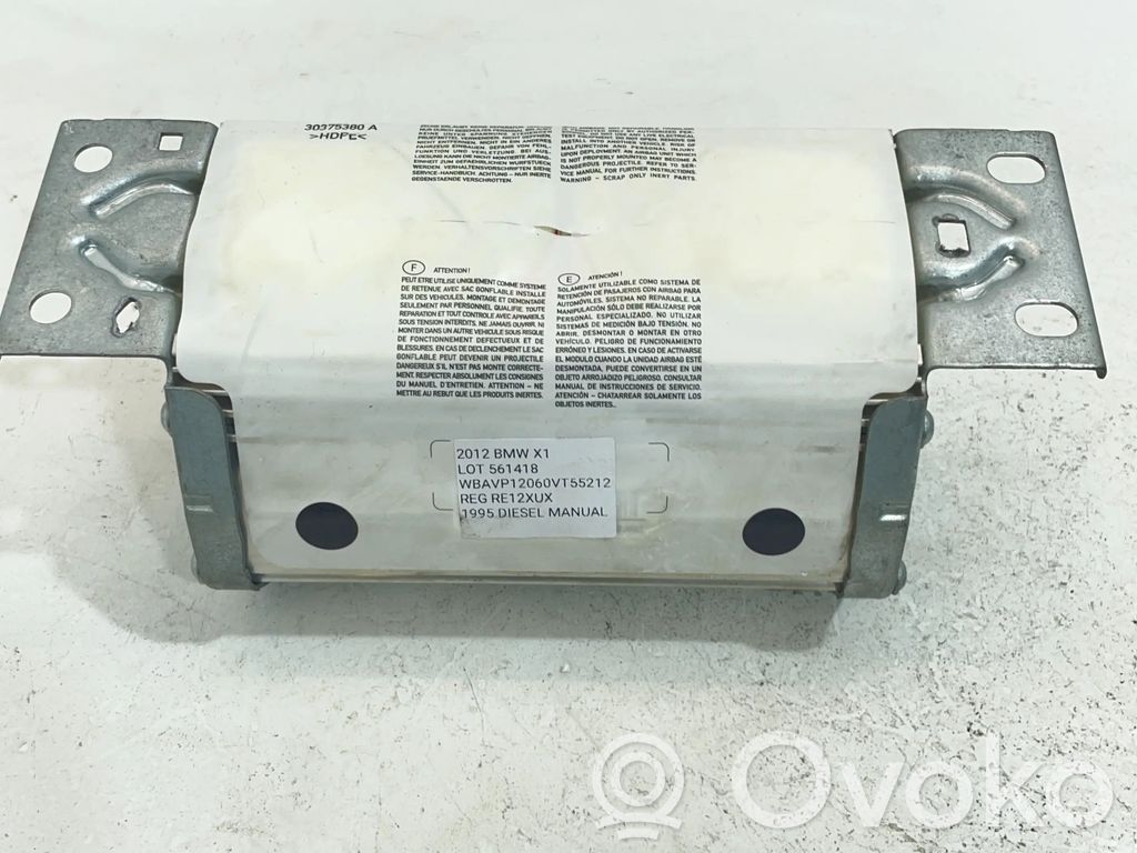 BMW X1 E84 Poduszka powietrzna Airbag pasażera 