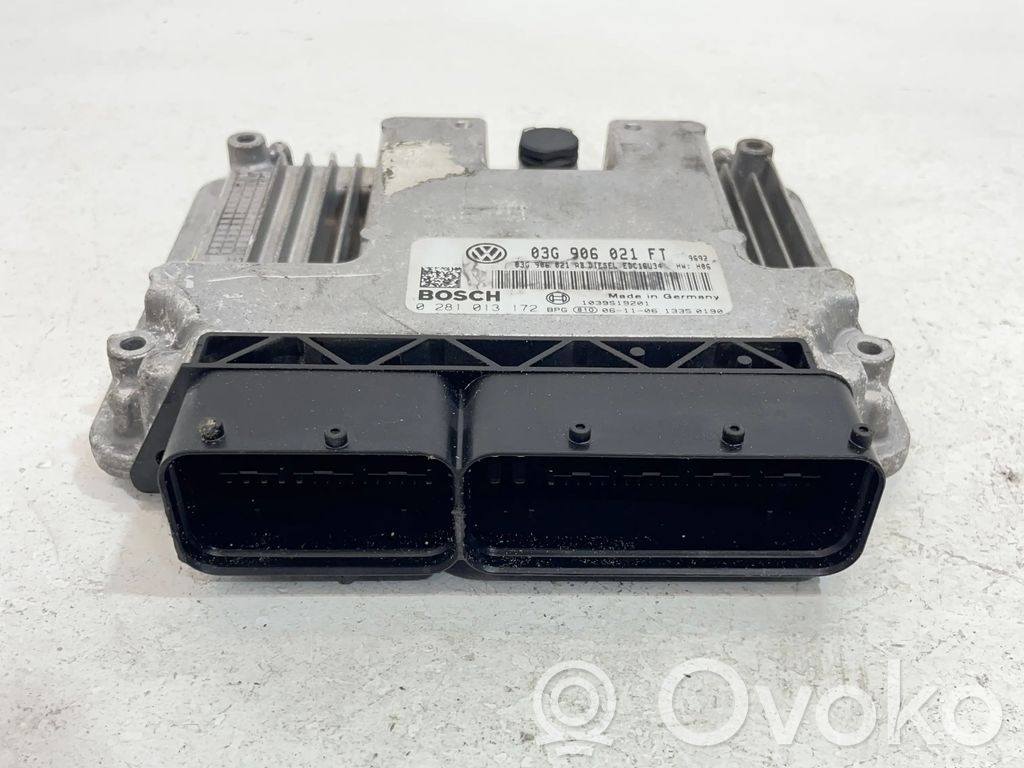 Engine control unit/module   03G906021FT,03G906021,0281013172,1039S19201