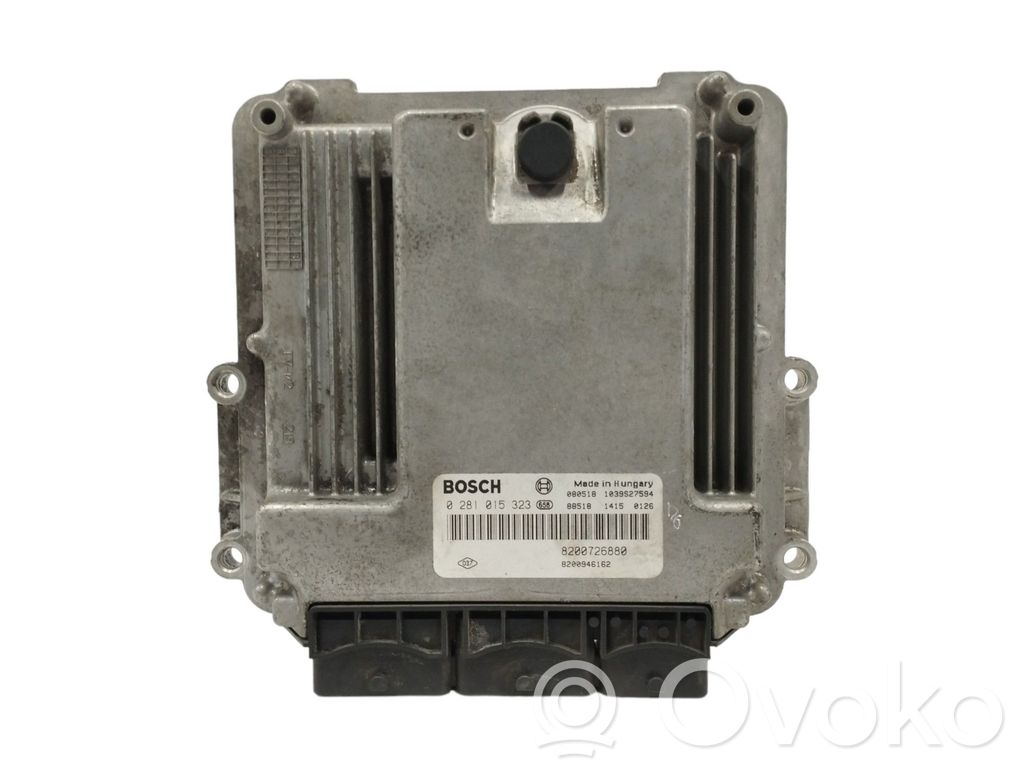 Unidad de control/módulo del motor   8200726880,0281015323,8200946162