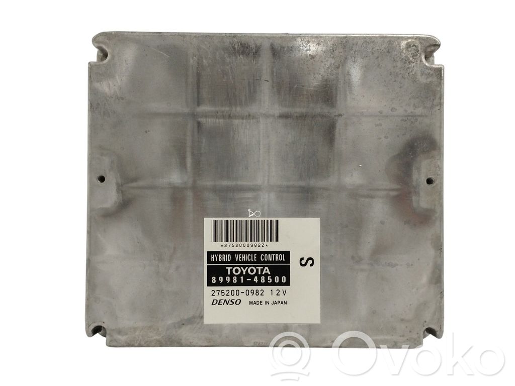 Unidad de control/módulo del motor   8998148500,2752000982