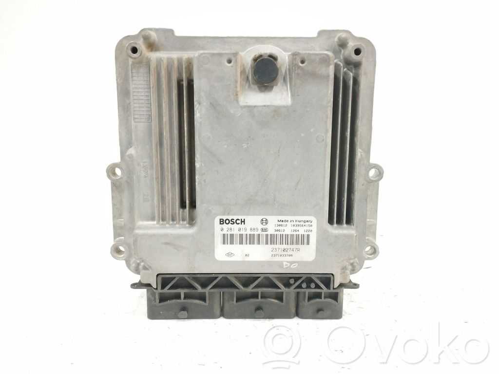 Engine control unit/module   237102747R,0281019889