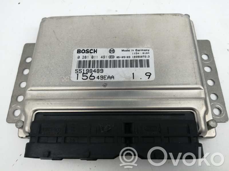 Engine control unit/module   55198489,0281011491