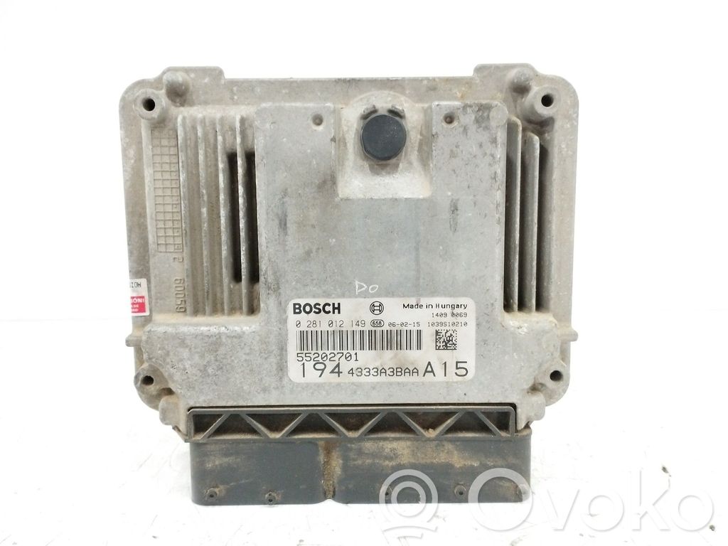 Engine control unit/module   55202701,0281012149