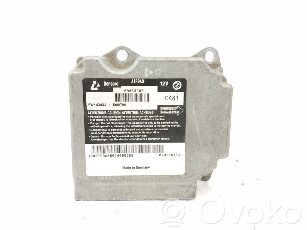 Unidad de control/módulo del Airbag   60683300,5WK43444