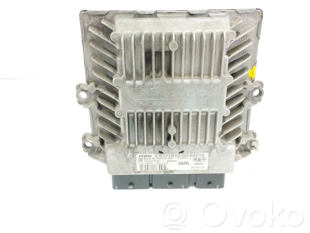 Engine control unit/module   4M5112A650JL,5WS40303KT