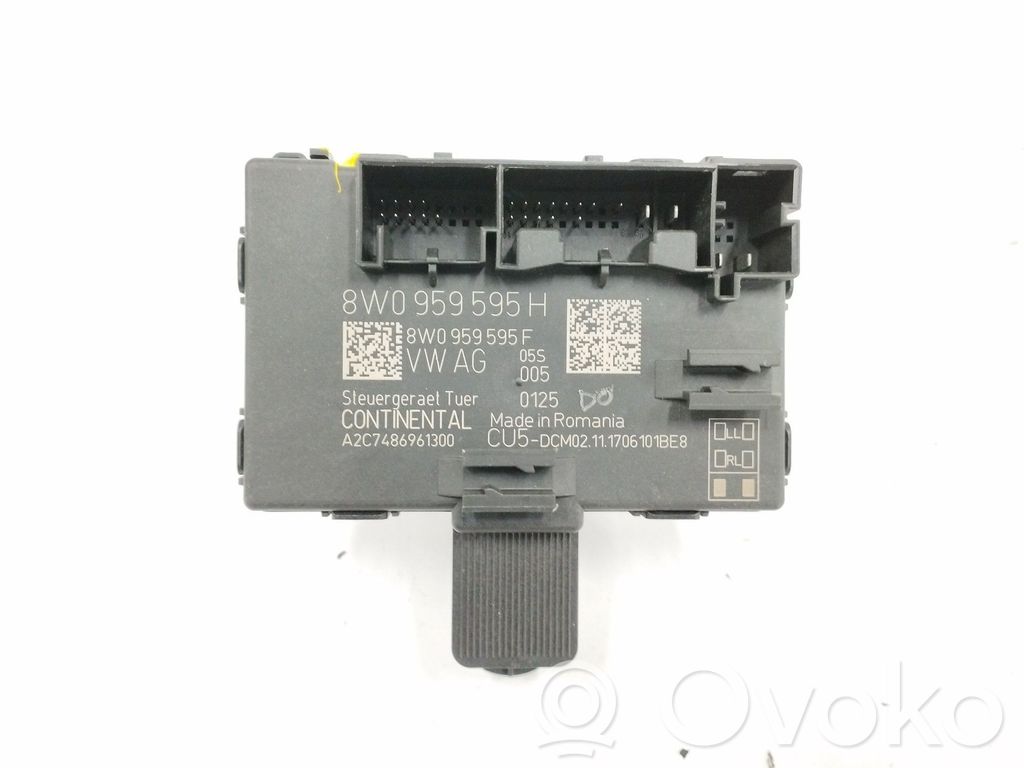 Autres unités de commande / modules   8W0959595H,CONTROLDEPUERTA,A2C7486961300
