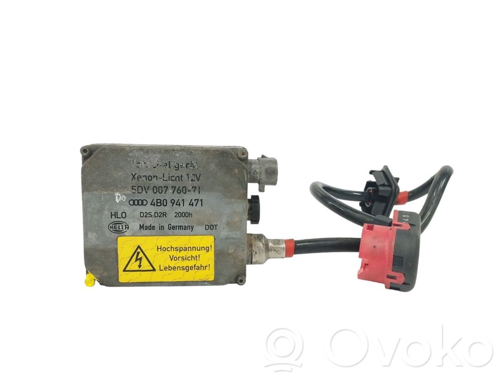Xenon control unit/module   4B0941471,5DV007760