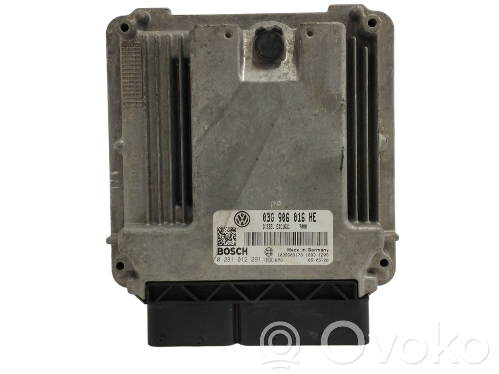 Sterownik / Moduł ECU   03G906016HE,0281012291