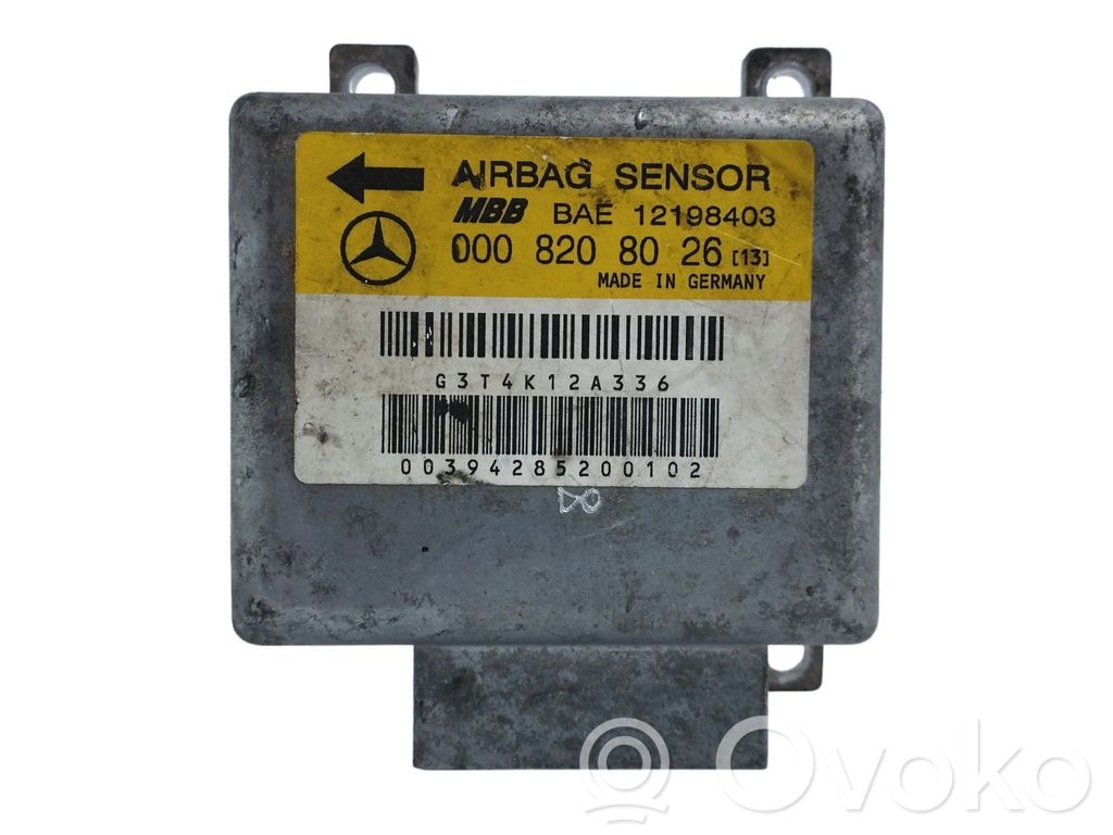Mercedes-Benz C W202 Unitate/modul de comandă airbaguri 