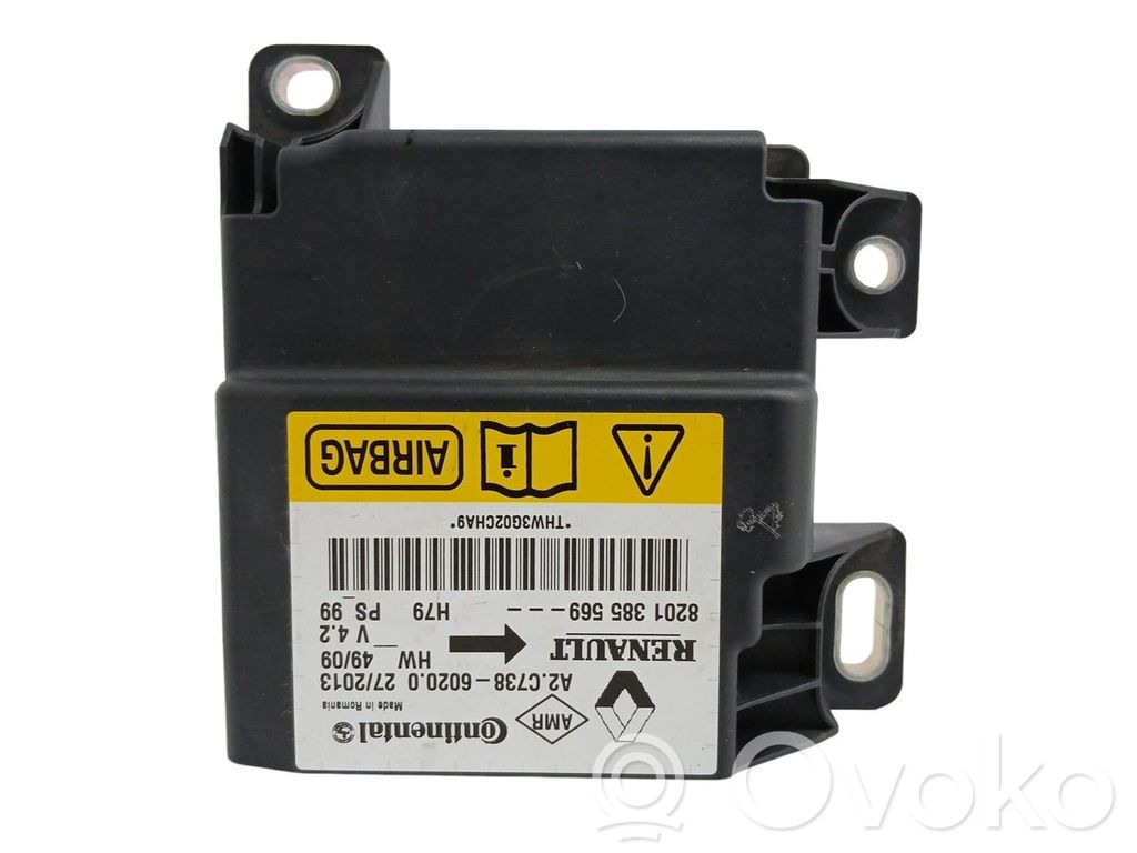 Unidad de control/módulo del Airbag   8201385569,A2C73860200
