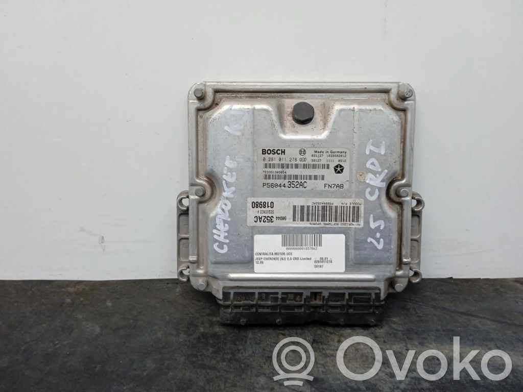 Jeep Cherokee III KJ Engine control unit/module ECU 