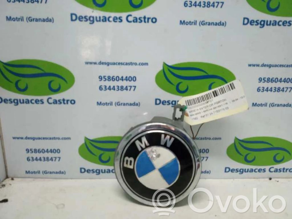 BMW 1 E81 E87 Manecilla externa de puerta de carga 